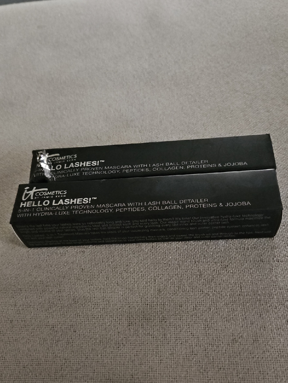 2  tube Set it cosmetics Hello Lashes! Mascara - Black